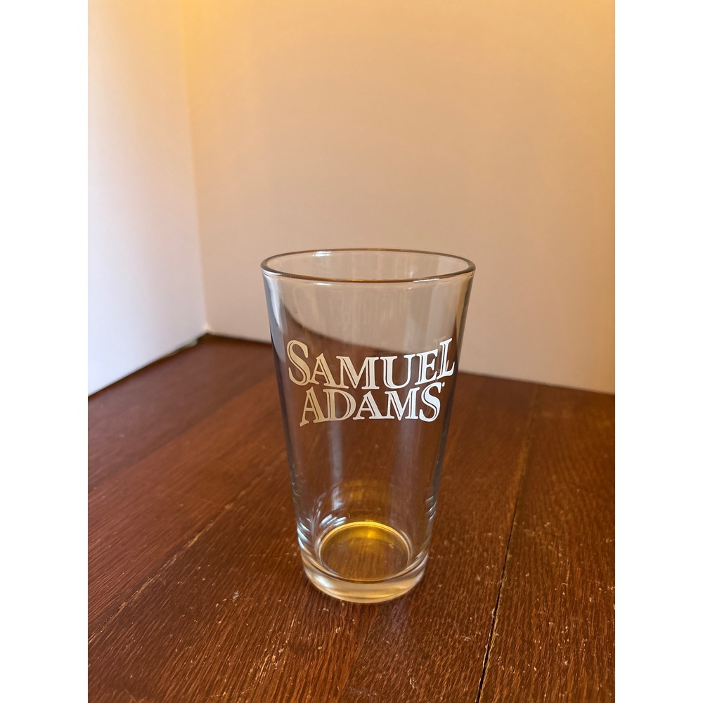 Samuel Adams Boston Lager Pint Glass Clear Beer Shaker Barware 16oz